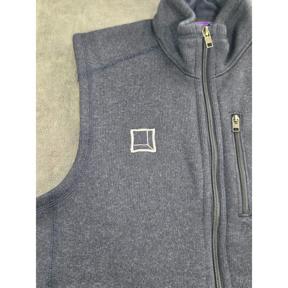 Patagonia Better Sweater Vest Mens Size S Full Zip Fleece Outdoors Blue Z3-105 - Picture 4 of 10
